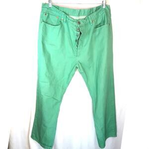 Levi’s 501 Green Button Fly Size 42x30